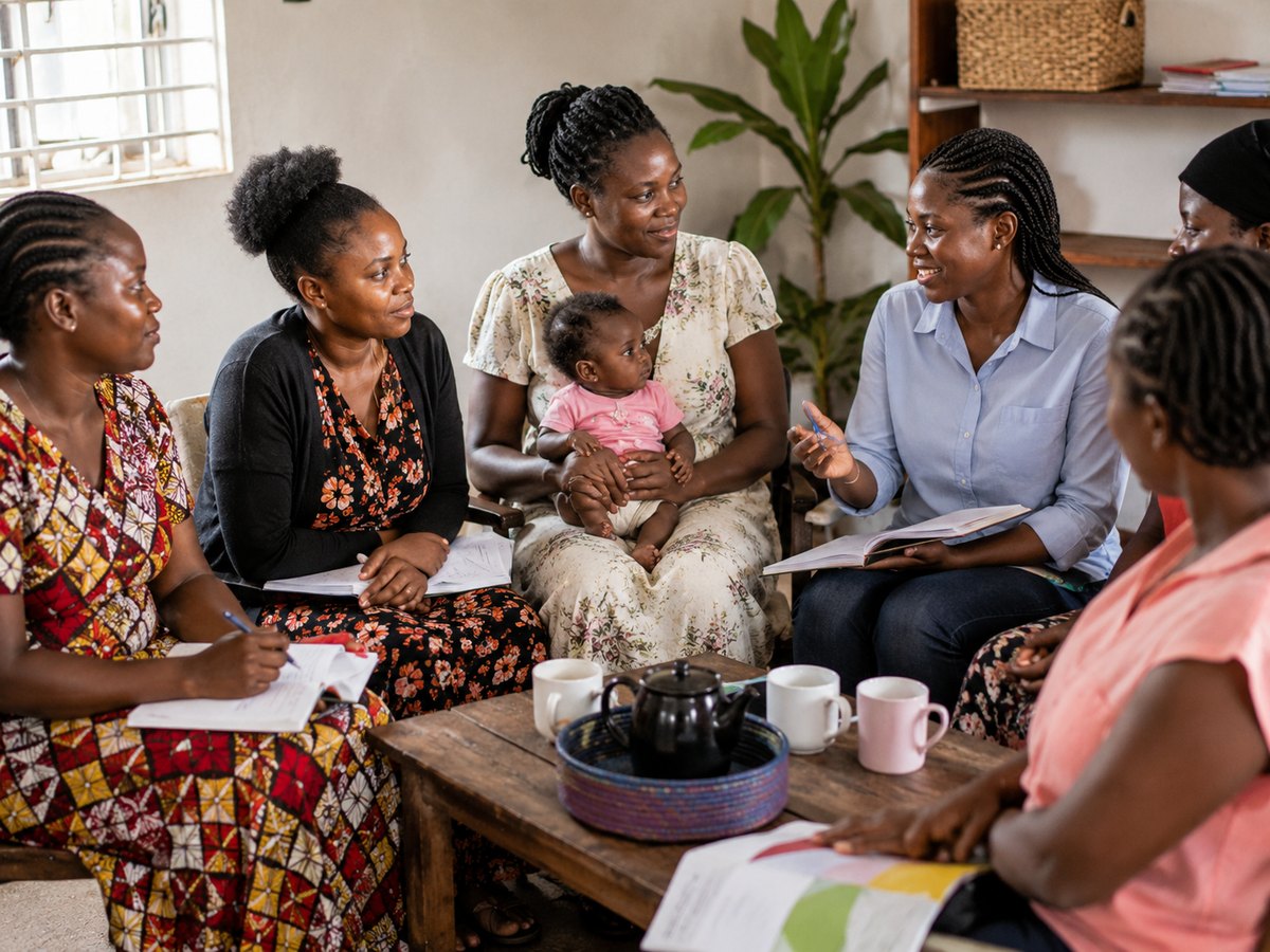 Single mothers gathered for counselling, mentorship and peer support